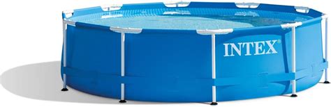 Intex 28201eh 10ft X 30in Metal Frame Pool With Cartridge Filter Pump Blue