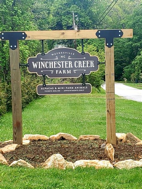 Pin on Property sign inspo | Driveway entrance landscaping, Farm signs ...