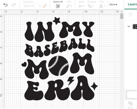 Baseball Mom Era Svg Files For Cricut Retro Groovy Mothers Day Sports Funny Jersey Mama Life