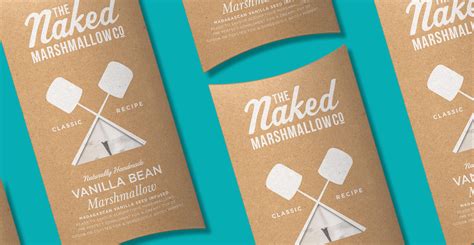 Naked Marshmallow Co Branding And Packaging Design On Behance