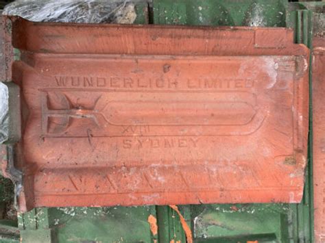 Wunderlich Limited Sydney Roof Tile Green Terracotta L X W