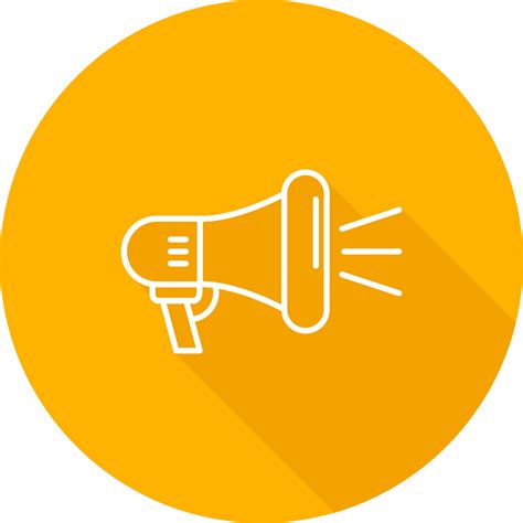Megaphone Vector Icon 23725209 Vector Art At Vecteezy
