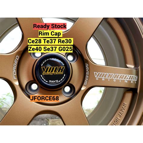 Rim Cap Ce28 Te37 Re30 G25 Ze40 Cap Logo 66mm Volk Racing Rays Center