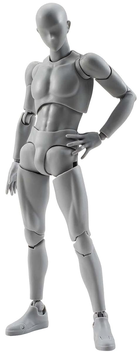 Bandai Figurine S H Figuarts Body Kun Male DX Set Grey Color