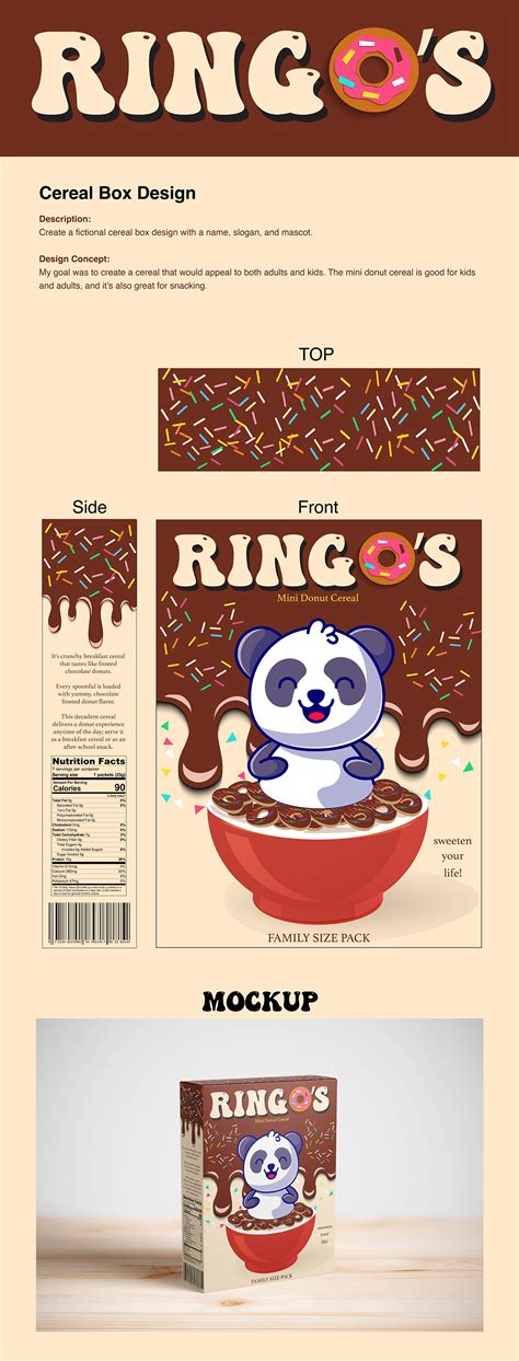 Ringo S Cereal Box Design Behance