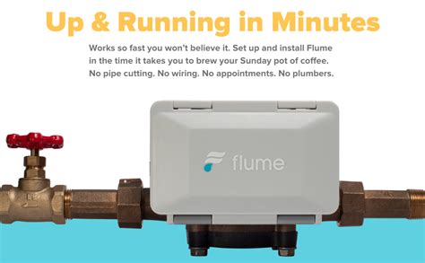 Flume 2 Smart Home Water Monitor Water Leak Detector Detect Water