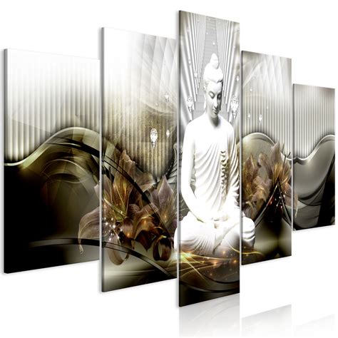 Orient Buddha Zen Vlies Leinwand Deko Bilder Wandbild Xxl Wohnzimmer Ebay