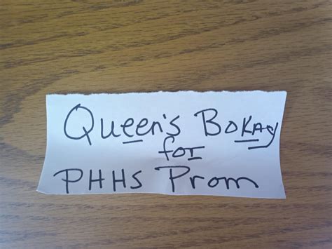 The queen must have her bokay. : r/engrish