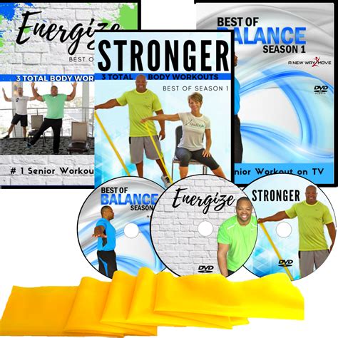 Buy Senior Fitness Dvds Exercise Dvds For Seniors Resistance Bands