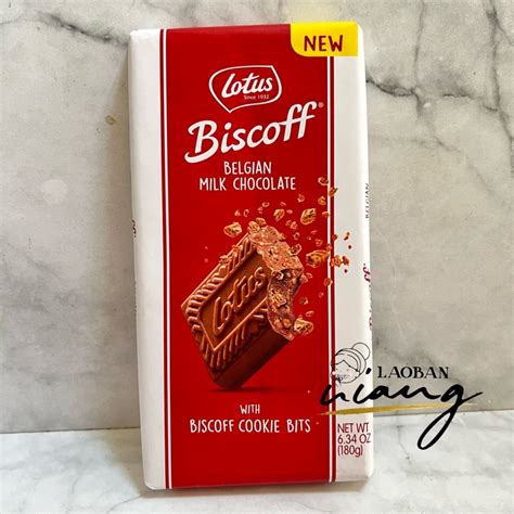 Lotus Biscoff Chocolate Bar G Milk Chocolate Biscuit Crumb Biscof