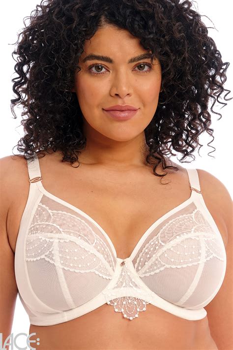 Elomi Priya Decollet Beha G M Cup Vanilla Lace Lingerie Nl