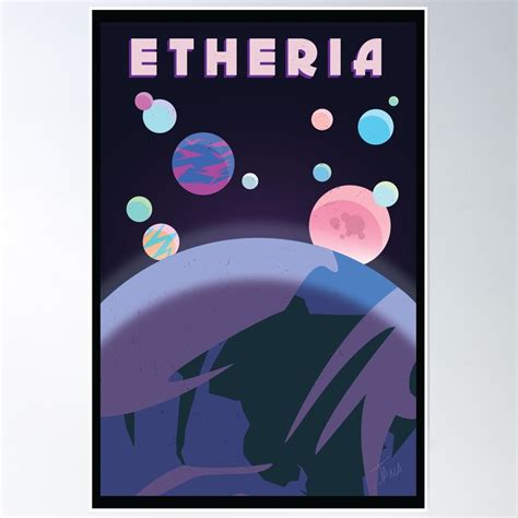 visit etheria etheria poster wall art modern wall decor