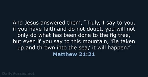 Matthew 2121 Bible Verse Esv