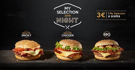 McDonald S My Selection Night 2019 Gli Hambuger Di Bastianich A Soli 3