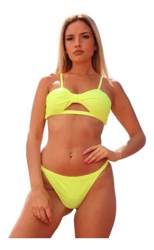 Bikini Bando Top Ailyke Traje De Ba O Malla Mujer Env O Gratis