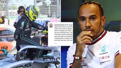 Lewis Hamilton’s ‘100 times worse’ Instagram post after brutal ...