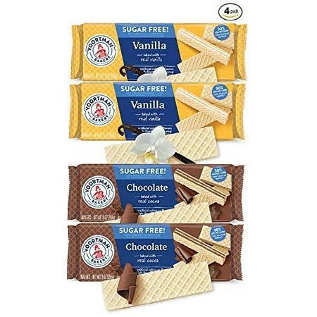 Voortman Sugar Free Cookies Vanilla Chocolate Wafers Pack