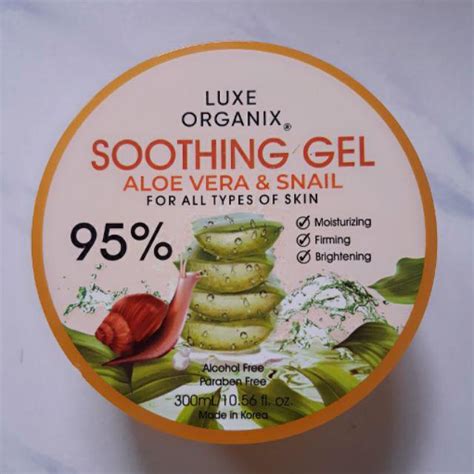 Luxe Organic Soothing Gel Aloe Vera Andsnail Lazada Ph