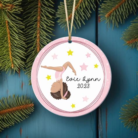 Personalized Gymnast Ornament Custom Gymnastics Ornament Gymnast T Gymnastic Team T