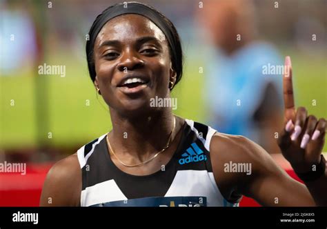 Tobi Amusan Of Nigeria Wins The Women S M Hurdles During The Wanda