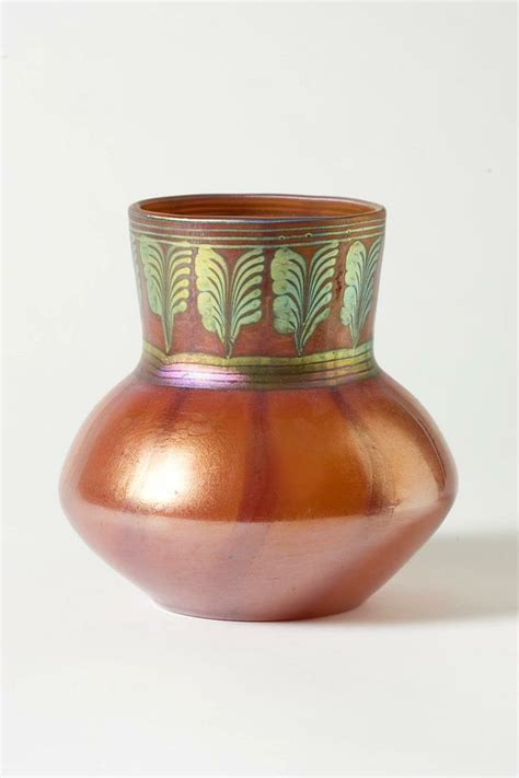 Tiffany Studios New York Iridescent Favrile Glass Vase Tiffany