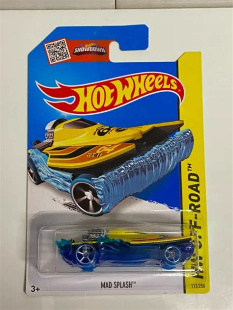 Hot Wheels Treasure Hunts Hw Off Road Mad Splash International Card Nip Eur Picclick De