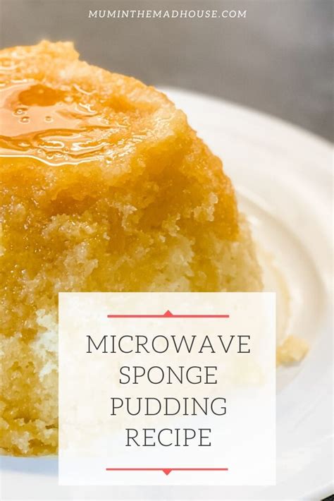 Microwave Sponge Pudding Recipe