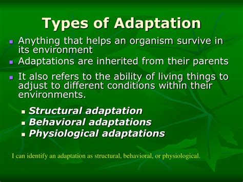 Ppt Adaptations Powerpoint Presentation Id3036734