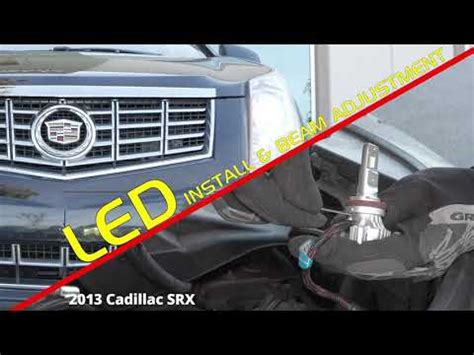 Install Remove Cadillac Srx Headlights Bulbs Replacement