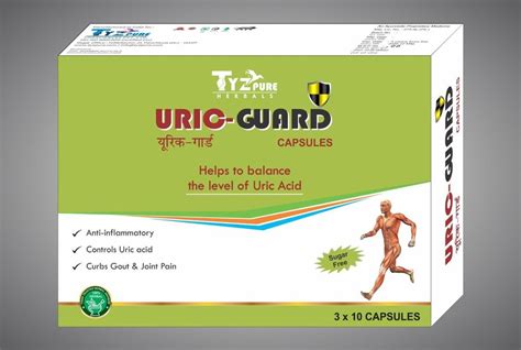 Uric Guard Capsule Grade Standard Medicine Grade Packaging Type Box