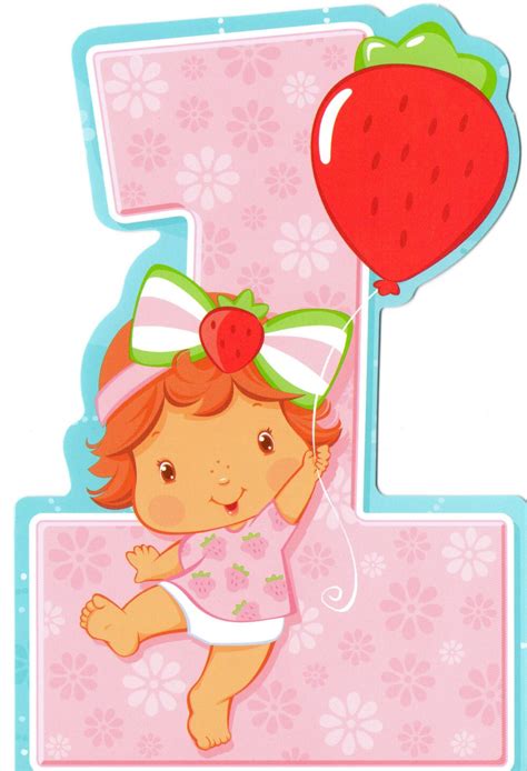 Topper De Bolo Moranguinho Baby Para Imprimir Strawberry Shortcake