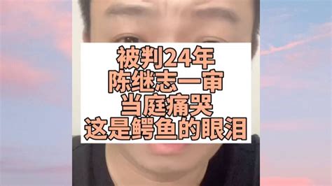 被判24年，唐山打人主犯陈继志一审当庭痛哭，这是鳄鱼的眼泪 腾讯视频