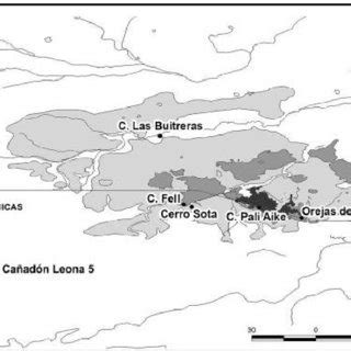 Las Unidades Volc Nicas Del Campo Y La Localizaci N De Los Sitios