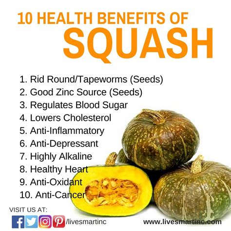 Health Benefits Of Squash Squash Livesmartinc Livesmartinc