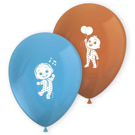 LATEX PRINTED BALLOONS COCOMELON 8PCS - Pergamos