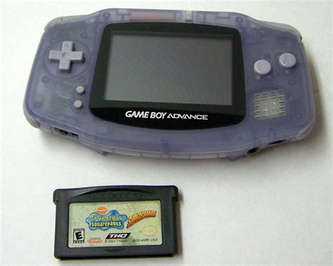 Glacier Game boy Advance GBA AGB-001 (2000) plus game