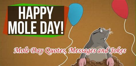 Mole Day Quotes, Messages and Jokes | Very Nice Quotes