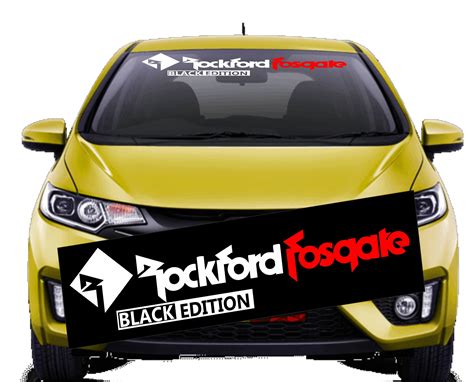 Stiker Mobil Cutting Sticker Variasi Kaca Depan Mobil Dengan Tulisan