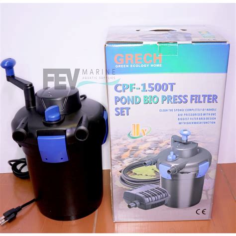 Grech Cpf T Canister Pond Filter Complete Set Shopee Philippines