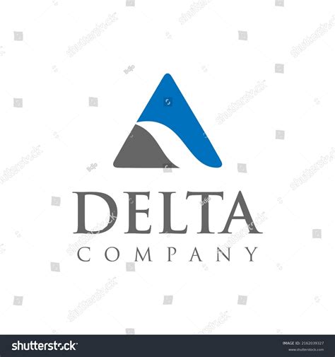 Luxurious Delta Alpha Company Logo Design Stock Vector (Royalty Free ...