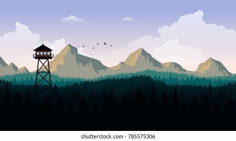 Fire Lookout Tower Stock Photos 1 600 Images Shutterstock