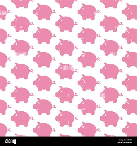 Piggy Bank pattern background Stock Vector Image & Art - Alamy