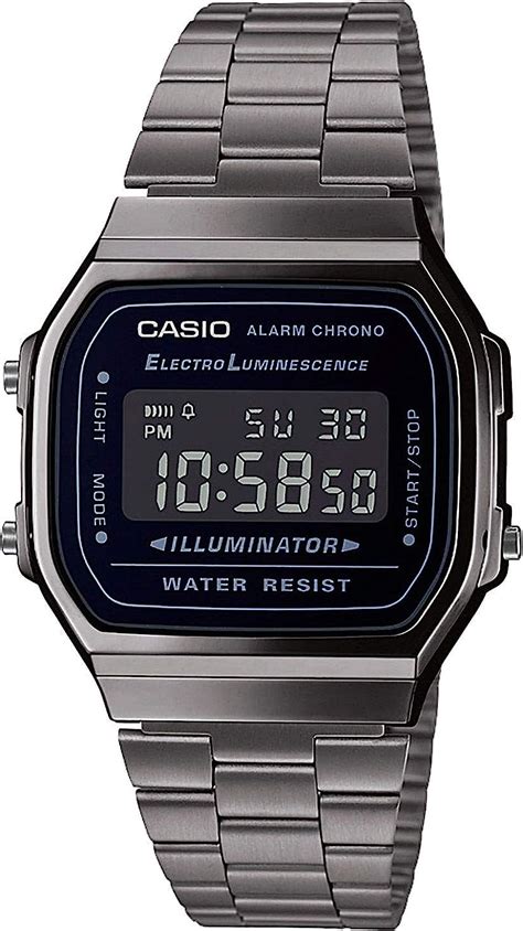 Casio Hommes Analogique Numérique Quartz Montre avec Bracelet en Acier