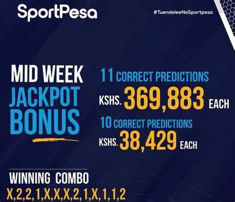 Congratulations Here Is The Result For Sportpesa Midweek Jackpot And