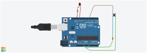 LED blinking with button using Arduino | Arduino | Maker Pro