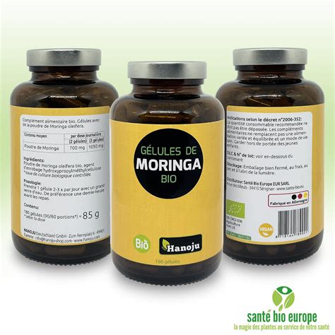 Feuille De Moringa Oleifera Compl Ments Alimentaires Bio Pr Vention