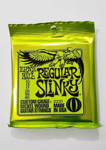 Cuerda Ernie Ball 2221 Guitarra Electrica Calibre 10 46 MercadoLibre