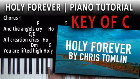 Holy Forever Christ Tomlin C Easy Piano Tutorial Youtube