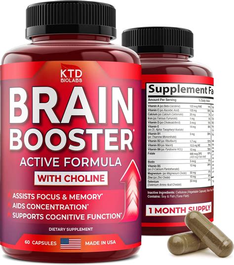 Ktd Biolabs Nootropics Brain Support Supplement Made In