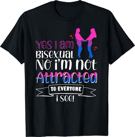 LGBT Funny Gay Lesbian Bisexual Attracted To Everyone T Shirt Amazon Co Uk Fashion